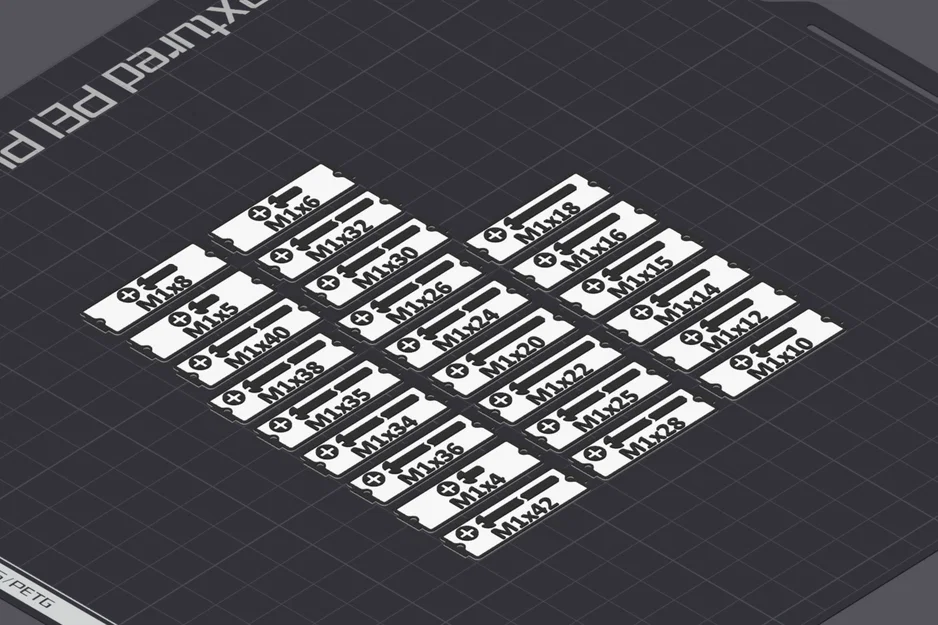 (UPDATED 30-JAN-2024) Gói label in được mở rộng cho Gridfinity Bins by Pred - Image 7