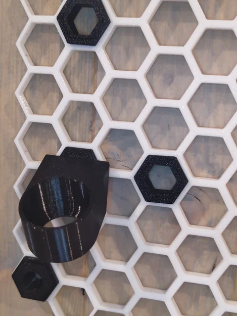 Giá treo chai mực xăm 3D cho Honeycomb Storage Wall - Image 2