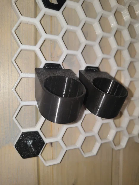 Giá treo chai mực xăm 3D cho Honeycomb Storage Wall - Image 3