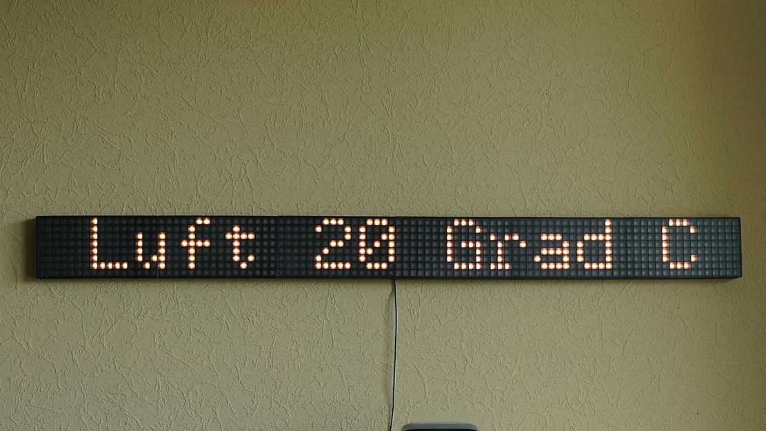 Khung LED Matrix 8x32 mở rộng kèm tấm khuếch tán (diffusor) - Image 4