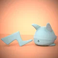 Kirby Modello Pikachiu – Mẫu in 3D Kirby hóa Pikachiu - Thumbnail 2