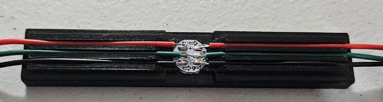 Jig hàn WS2812 hai mặt cho SMD tròn 9mm - Image 2