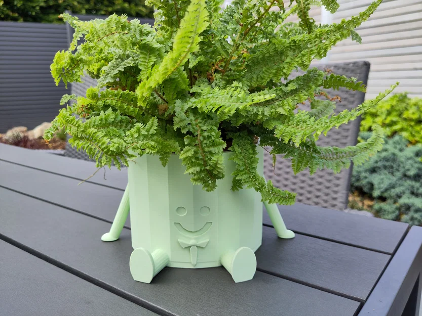 Chậu Cây Cậu Bé Dễ Thương (Flower pot) - Cute Planter Boy - Image 1