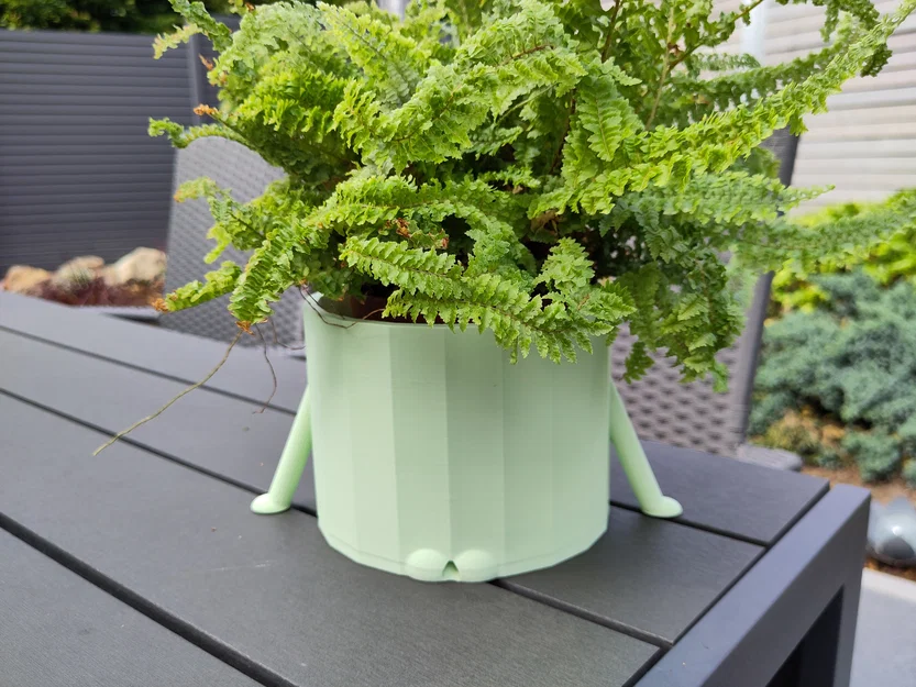 Chậu Cây Cậu Bé Dễ Thương (Flower pot) - Cute Planter Boy - Image 3