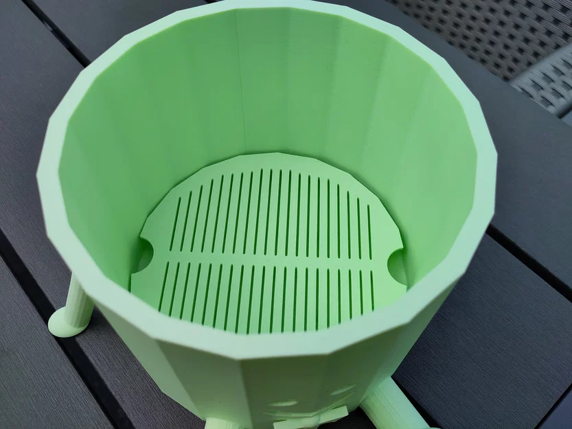 Chậu Cây Cậu Bé Dễ Thương (Flower pot) - Cute Planter Boy - Image 4