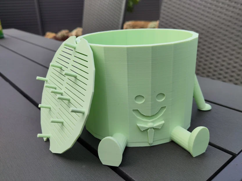 Chậu Cây Cậu Bé Dễ Thương (Flower pot) - Cute Planter Boy - Image 6