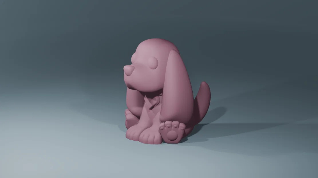 Mô hình 3D chó Cocker Spaniel dễ thương (Có hỗ trợ in đa màu) - Image 2