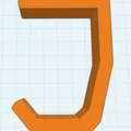 Móc treo túi gắn bàn làm việc chịu lực cao - Phụ kiện in 3D tiện lợi - Thumbnail 2