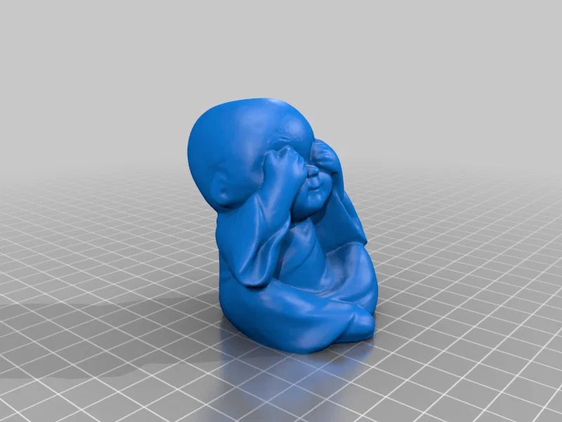 3 tượng Phật nhỏ dễ thương (bản smoothed) - Image 3