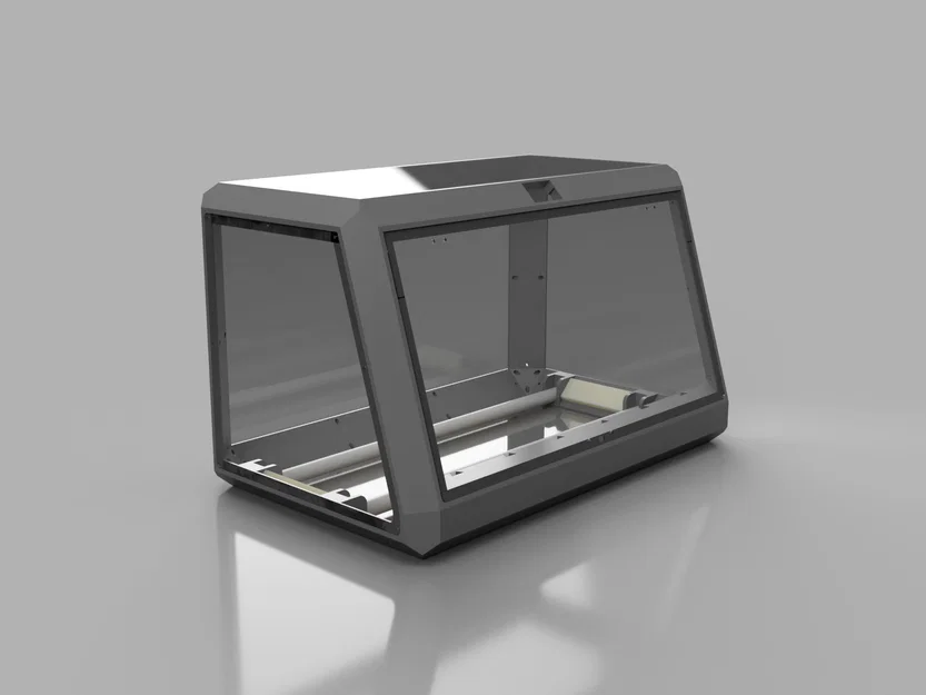Bộ khung Drybox in 3D tối ưu hóa với các chi tiết đã dán nhãn - Image 1