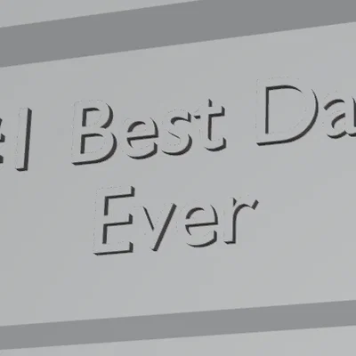 Mô hình in 3D Cúp vinh danh người cha tuyệt vời nhất