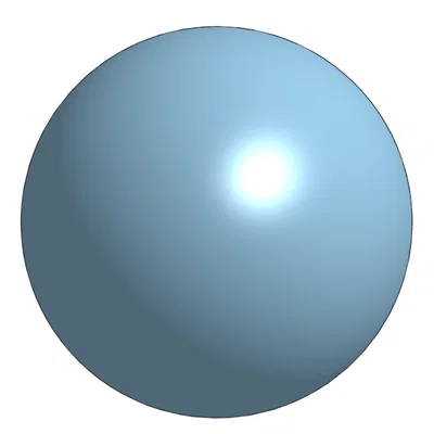 Mô hình quả cầu (Ball) 3D: Thiết kế đơn giản, tinh tế cho in 3D