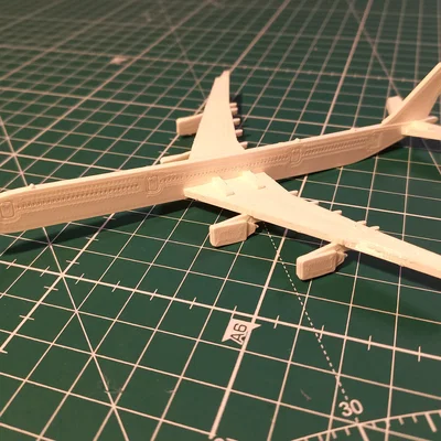 Airbus A340-600 Kit Card – Mô hình lắp ráp in 3D