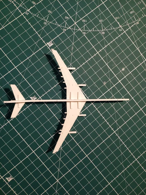 Airbus A340-600 Kit Card – Mô hình lắp ráp in 3D - Image 3