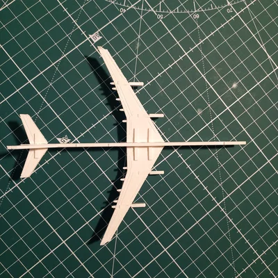 Airbus A340-600 Kit Card – Mô hình lắp ráp in 3D
