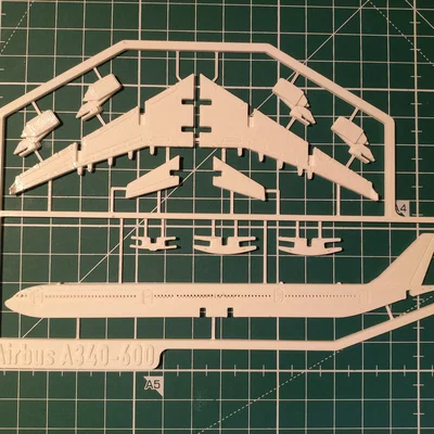 Airbus A340-600 Kit Card – Mô hình lắp ráp in 3D