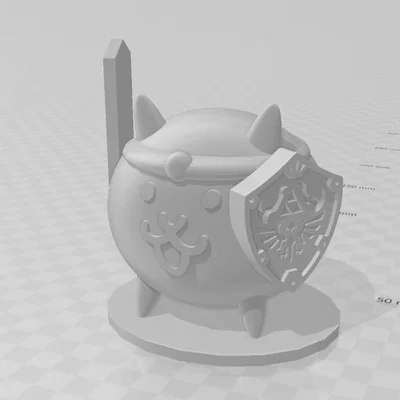 Mô hình Brave Cat từ The Battle Cats - File in 3D chất lượng cao