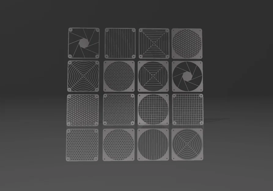 Fan cover 120 mm – nhiều mẫu khác nhau - Image 1