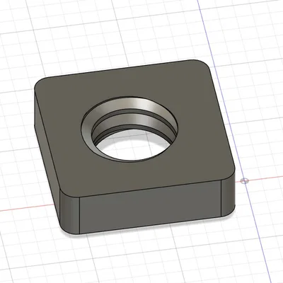 Đai ốc vuông Square Nut 1/4"-20 UNC