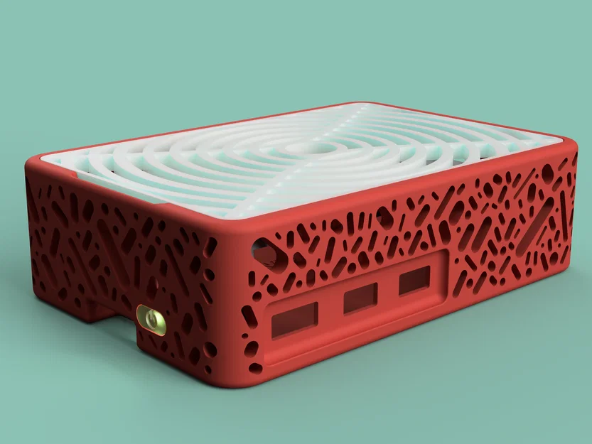 Case Raspberry Pi 5 hỗ trợ M.2 NVMe SSD HAT, top custom & nút nguồn (UPDATED v1.3) - Image 1