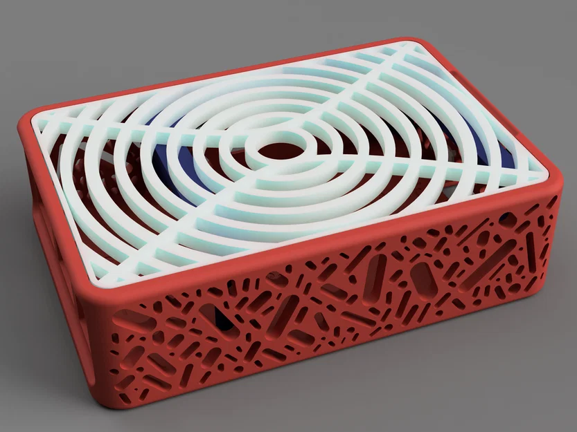 Case Raspberry Pi 5 hỗ trợ M.2 NVMe SSD HAT, top custom & nút nguồn (UPDATED v1.3) - Image 2