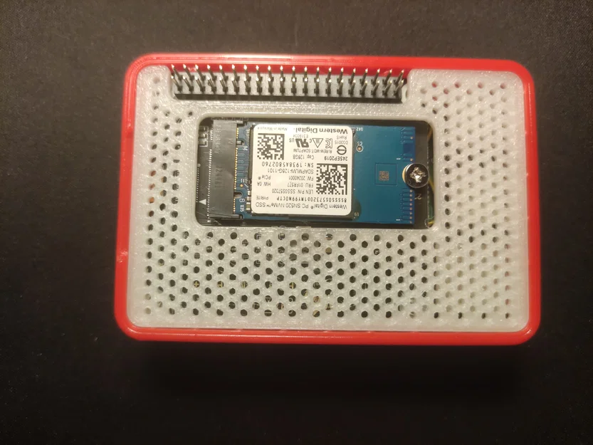 Case Raspberry Pi 5 hỗ trợ M.2 NVMe SSD HAT, top custom & nút nguồn (UPDATED v1.3) - Image 3