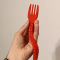 Mô hình nĩa uốn dẻo (Useless Fork) - File STL in 3D giải trí cực vui - Thumbnail 7