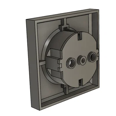 Steckdosen abdeckung – Khung/ốp che ổ cắm 1-2-3 lỗ