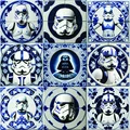 Tranh filament “Blue StormPoopers” phong cách Delfts Blue - Thumbnail 2