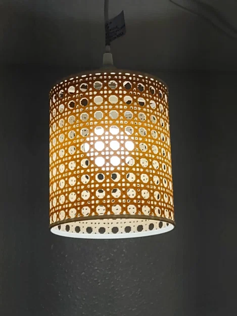 Chụp đèn treo Trellis giả đan - Image 2