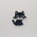Móc khóa mèo đen dễ thương (Cute Black Cat Keychain) in 3D - Thumbnail 1