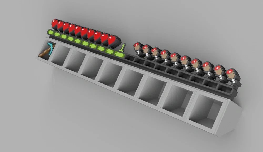 Minecraft Inventory – Bộ mô-đun cất linh kiện & Experience lắp ráp - Image 1