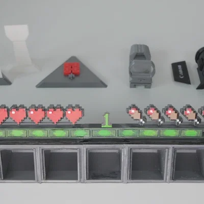 Minecraft Inventory – Bộ mô-đun cất linh kiện & Experience lắp ráp