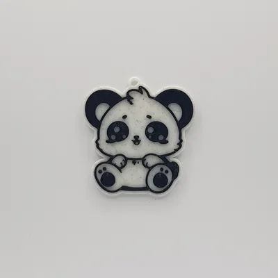Móc khóa gấu trúc Baby Panda: Mẫu in 3D siêu dễ thương và đơn giản