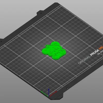 Móc khóa gấu trúc Baby Panda: Mẫu in 3D siêu dễ thương và đơn giản