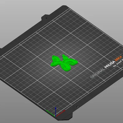 Móc khóa chú chó bóng bay 3D độc đáo dễ in
