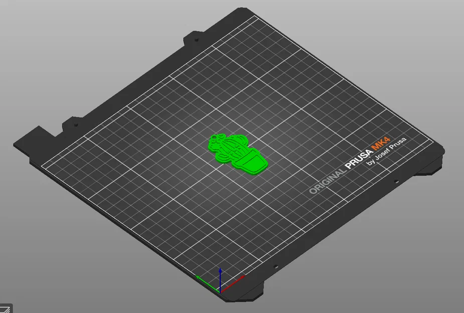 Móc khóa xương rồng dễ thương (Cute Cactus Keychain) in 3D đơn giản - Image 2