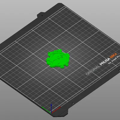 Móc khóa chú chim nhỏ đáng yêu - Cute Bird Keychain in 3D