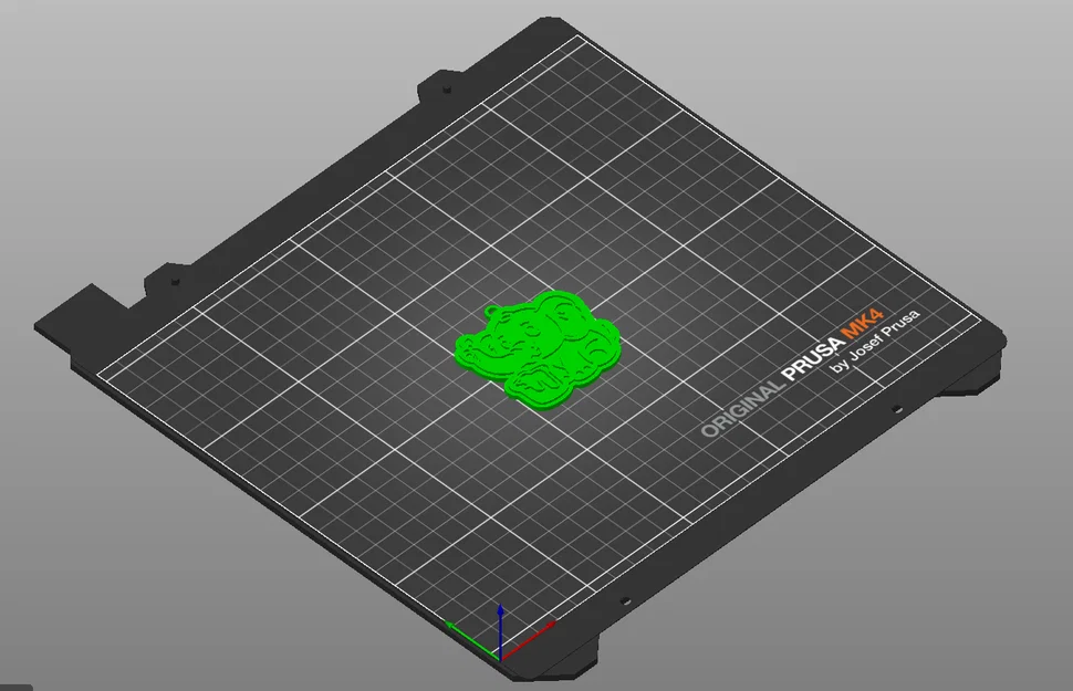 Móc khóa chú voi họa sĩ đáng yêu in 3D dễ dàng - Image 2