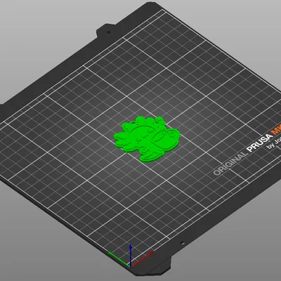 Móc khóa Axolotl uống cà phê đáng yêu - Mẫu in 3D cực dễ