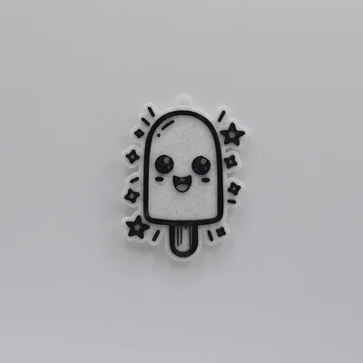 Móc khóa kem que cute - File in 3D dễ thương