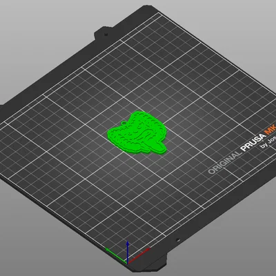 Móc khóa hình ruột giải phẫu dễ thương - Mô hình in 3D độc đáo