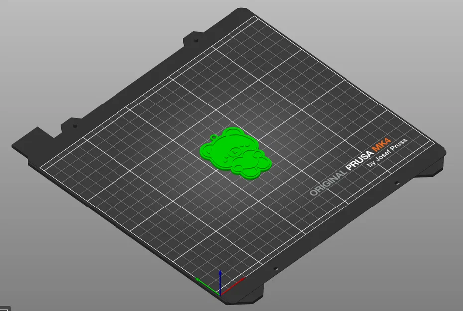 Móc khóa hình gấu ôm trái tim đáng yêu - In 3D siêu dễ - Image 2