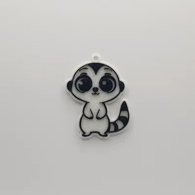 Móc khóa chú chồn Suricate đáng yêu - File in 3D miễn phí