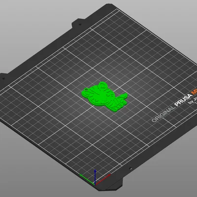 Móc khóa chú ngựa vằn (Cute Zebra Keychain) đáng yêu cho máy in 3D