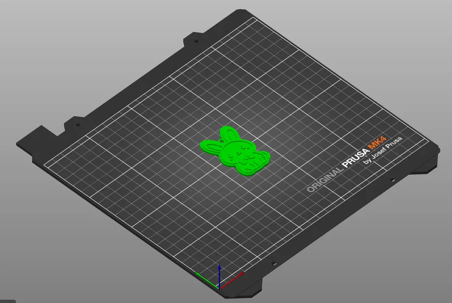Mẫu in 3D móc khóa thỏ con thắt nơ dễ thương - Image 2