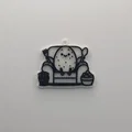 Móc khóa Couch Potato (củ khoai tây lười) in 3D cực dễ thương - Thumbnail 1