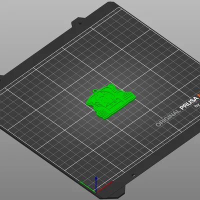Móc khóa Couch Potato (củ khoai tây lười) in 3D cực dễ thương