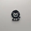 Móc khóa chú sư tử nhỏ đáng yêu (Cute Lion Keychain) in 3D - Thumbnail 1