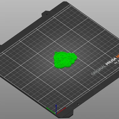 Mẫu in 3D móc khóa bạch tuộc dễ thương (Cute Octopus Keychain)